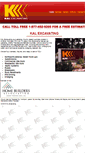 Mobile Screenshot of kalexcavating.com